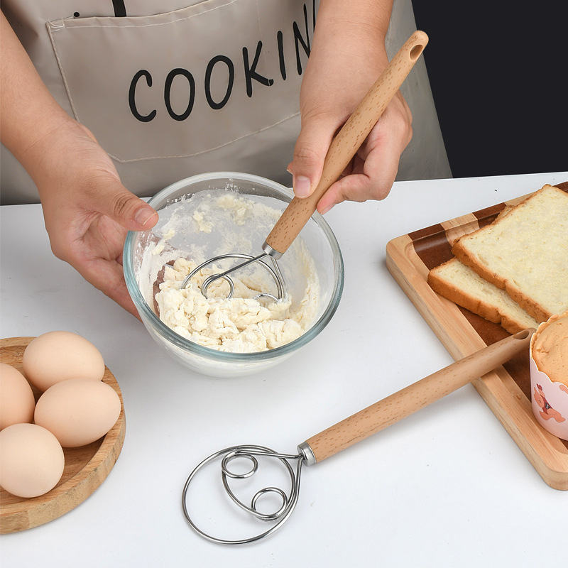 Danish Pancake Pan - خلاط يدوي جديد من الفولاذ المقاوم