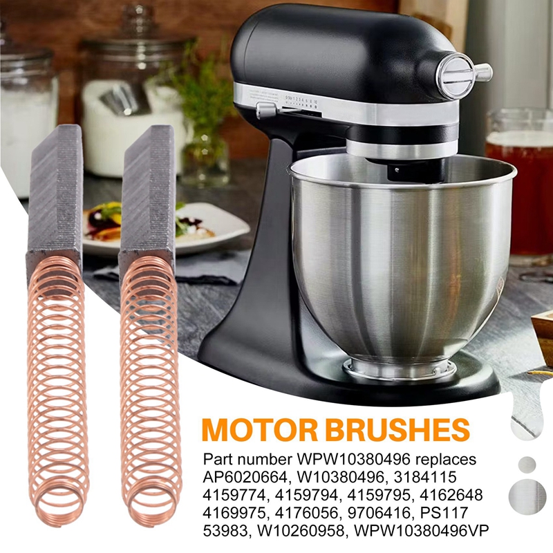 6 قطع × فرشاة محرك خلاط كهربائ - مراجعة Kitchenaid Mixer Hand Mixer وسعره