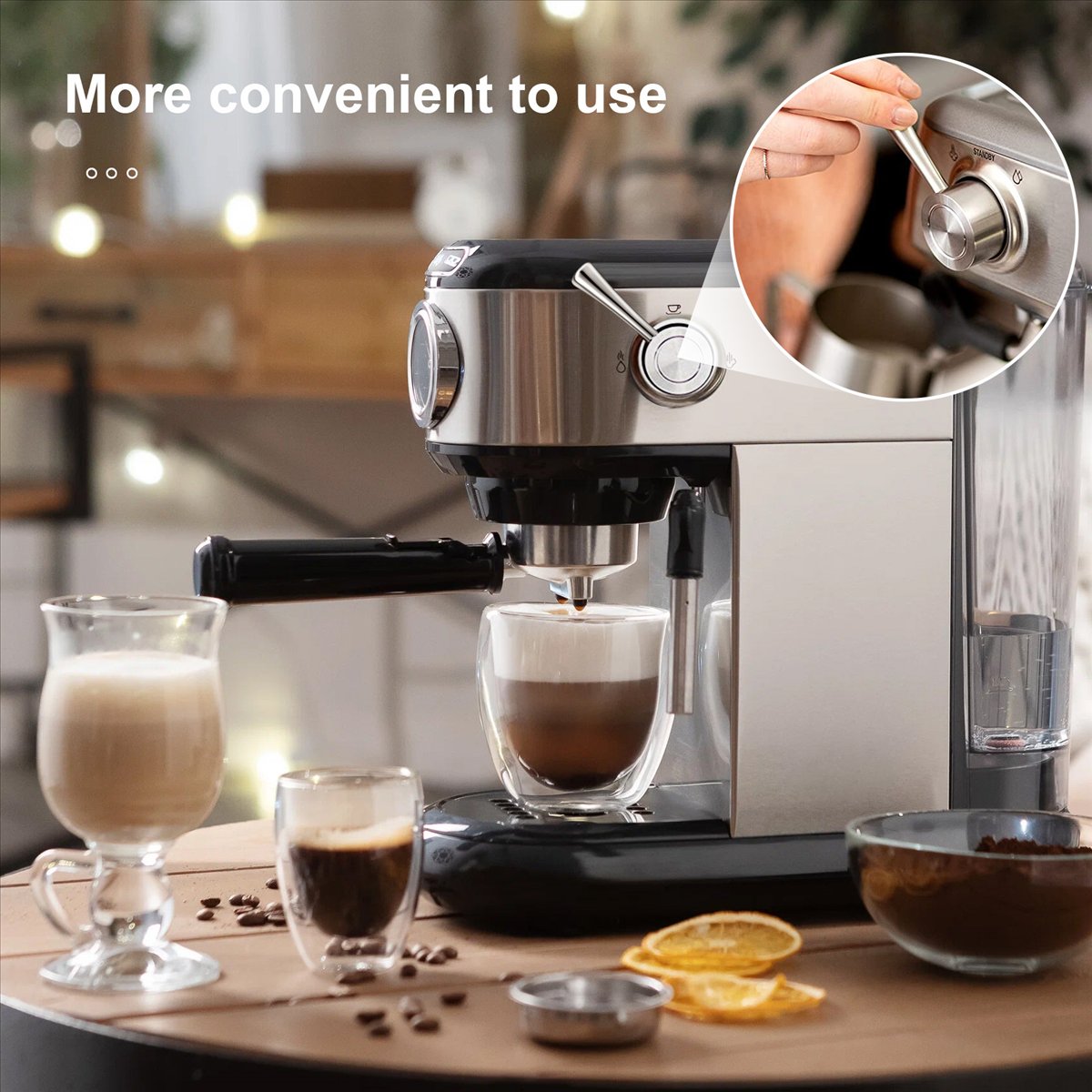 ذراع بخار بديل (A25M) لماكينات - مراجعة Breville Espresso Barista Express وسعره