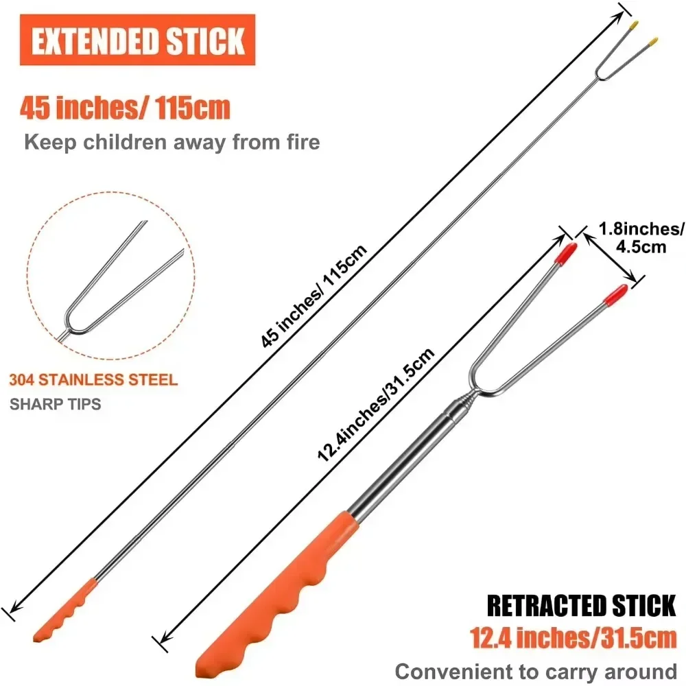 شوك شواء جديدة أدوات شواء تلسك - مراجعة Corn Dog Stick وسعره